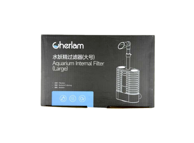 Аэрлифтный фильтр CHERLAM 1017-2 для аквариума , 2 отсека