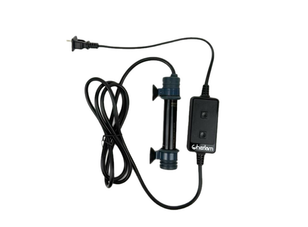 Электронагреватель МИНИ CHERLAM 50 Вт, для аквариумов с внешним контроллером и цифровым дисплеем (Китайская вилка)