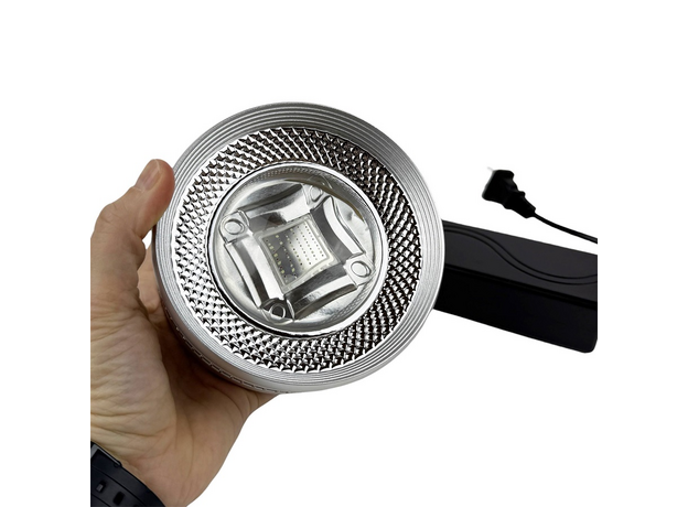 Светильник светодиодный CHERLAM YKD-1149, 55 Вт, из нержавеющей стали, Серебро (Китайская вилка)