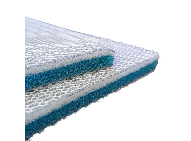 Поролоновая губка фильтровальная для аквариумного фильтра из хлопка, шестислойная, 50х40 см, 2 шт