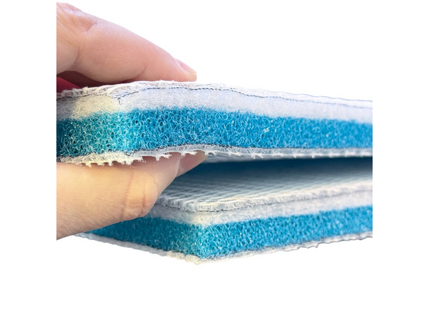 Поролоновая губка фильтровальная для аквариумного фильтра из хлопка, шестислойная, 50х40 см, 2 шт