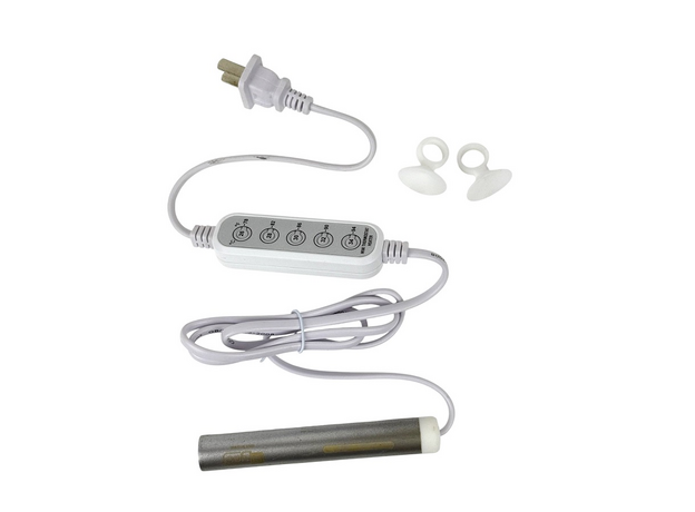 Электронагреватель металлический МИНИ YEE, 75 Вт, для аквариумов с внешним контроллером (Китайская вилка)