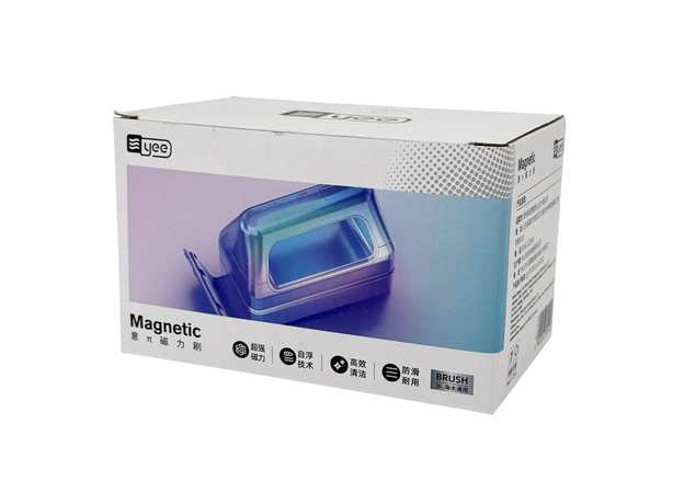 Магнитный скребок YEE для аквариума, со съемным лезвием, M