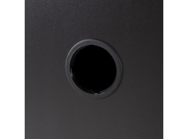 Подставка Aqua Plus, 925х475х720 мм, 2 дверки ДСП, черная, в коробке