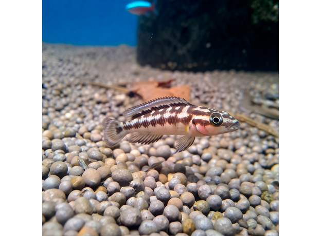 Юлидохромис масковый, транскриптус (Julidochromis transcriptus)