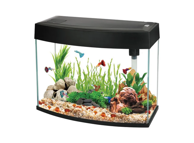 Аквариум АА-Aquarium BasicP 20 л, панорамный белый, 440х190х360 мм