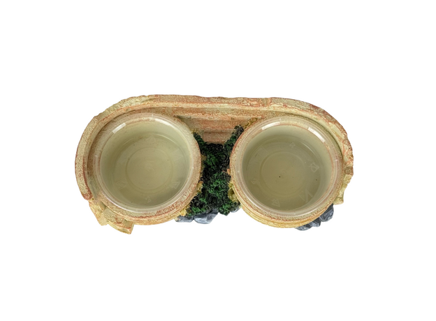 Поилка Коллизей для рептилий 192х90х47 мм, двойная