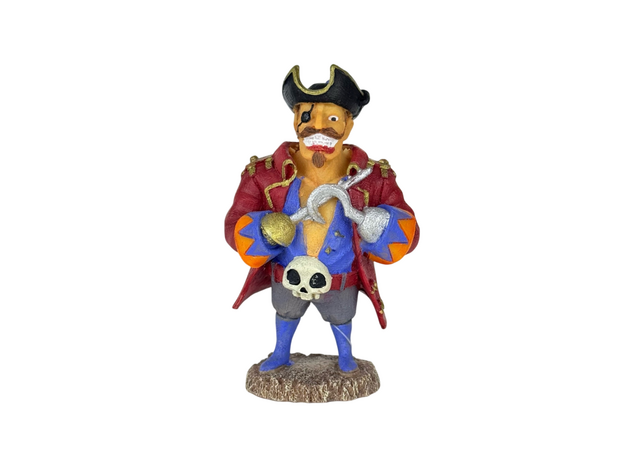 Декорация для аквариума Капитан головорезов 7х5.5х11см