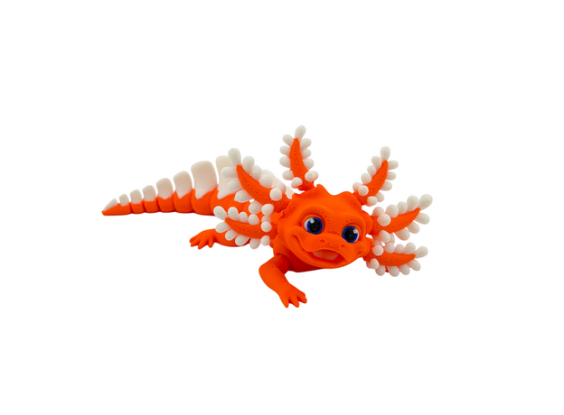 Игрушка подвижная 3D принтер Аксолотль Клант, цвет в ассортименте