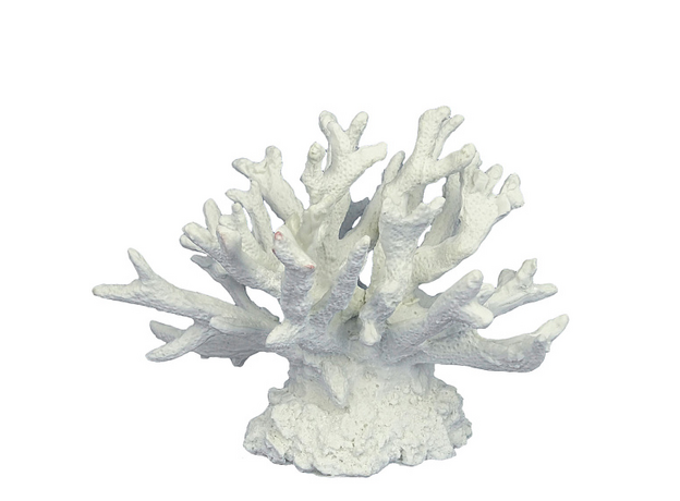 AQUA DELLA Декорация для аквариума Коралл Pillar, белый,15x11.5x12 см (Бельгия)