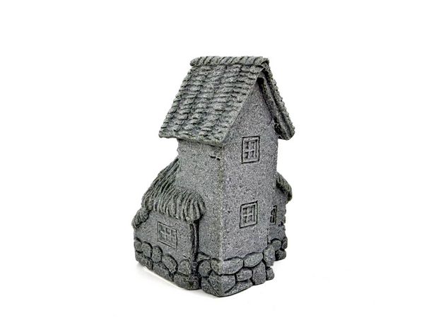 Декор для аквариума Двухэтажный дом, 5х4.5х7 см