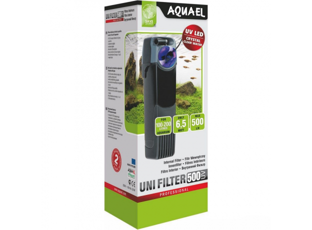 Фильтр внутренний AQUAEL UNIFILTER 500 UV Power, 500 л/ч (100-200 л)