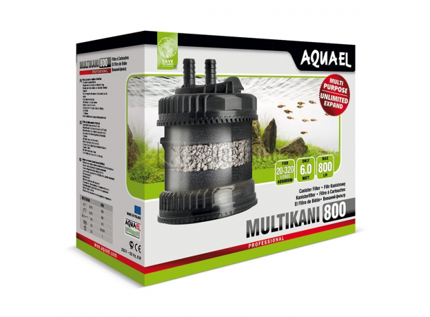 Фильтр внешний AQUAEL MULTI KANI, 800 л/ч (20-320 л)