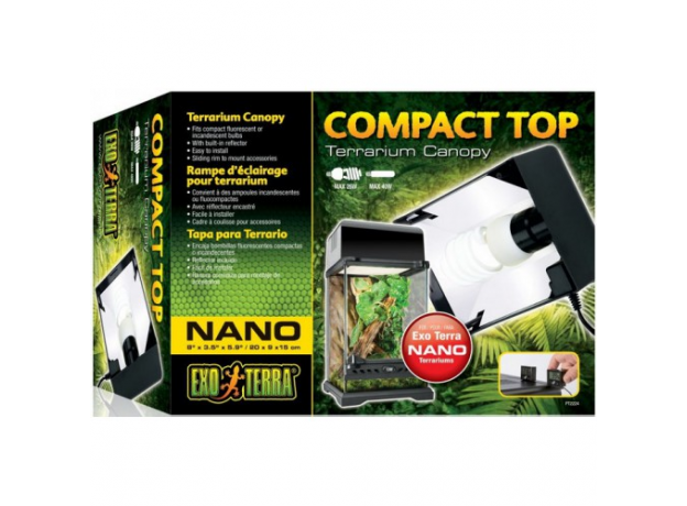 Компактный светильник Exo Terra Compact Top Nano для террариума 20 см