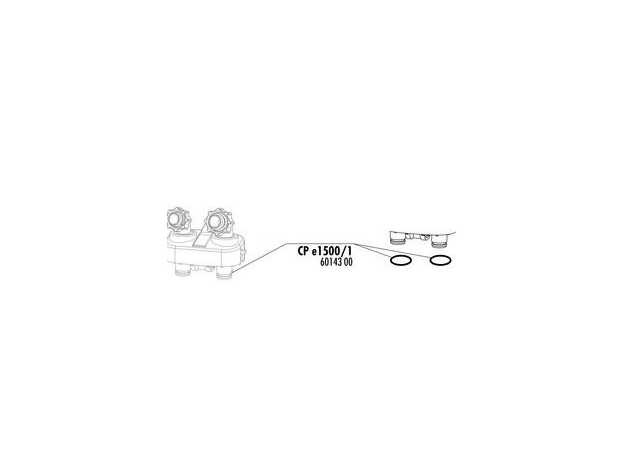 Кольцо уплотнительное  для блока подключения шлангов JBL CP e150x O-ring for hose connector block, 2 шт