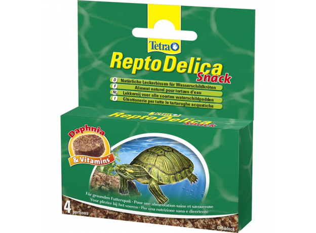 Натуральное лакомство для водных черепах Tetra ReptoDelica Snack 48г.