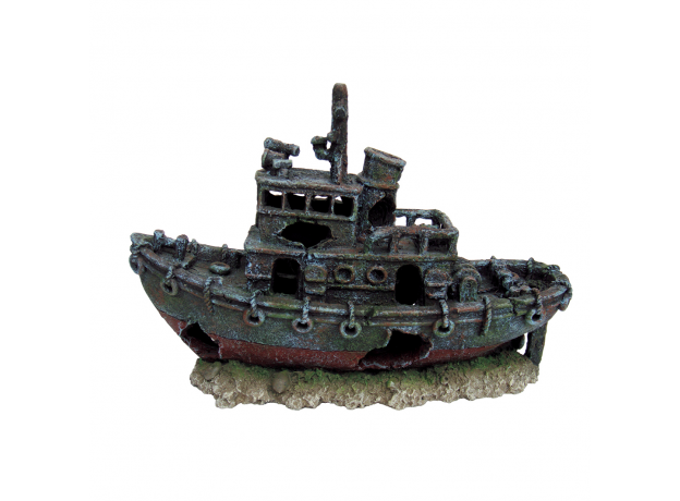 ArtUniq Sunken Boat - Декоративная композиция Затонувший баркас, 30,5x12x20 см