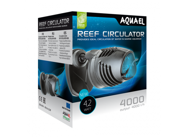 Вихревая помпа  REEF CIRCULATOR 4000, 4000 л/ч, для объема до 400л., AQUAEL