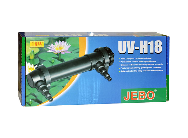 Стерилизатор УФ 18Вт UV-H18W, 600л/ч, Jebo