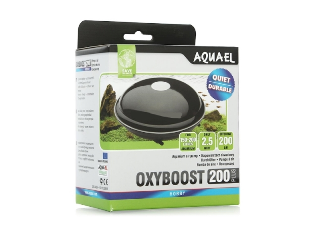 Компрессор AQUAEL OXYBOOST 200 plus двухканальный, 2х100 л/ч