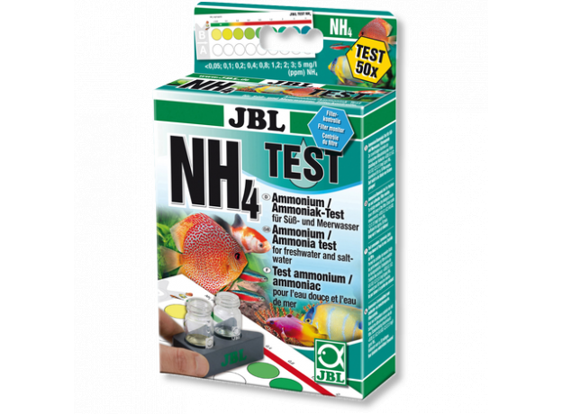 JBL Ammonium Test Set NH4 - Тест для определения содержания аммония в пресной и морской воде на 50 измерений