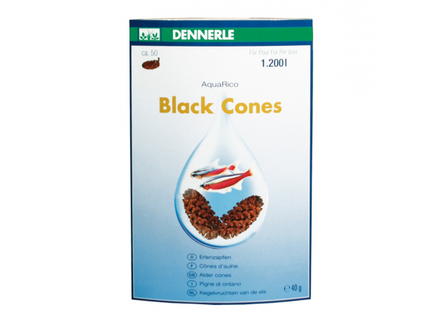 Сережки ольховые Dennerle BlackCones Erlenzapfen, 50 шт