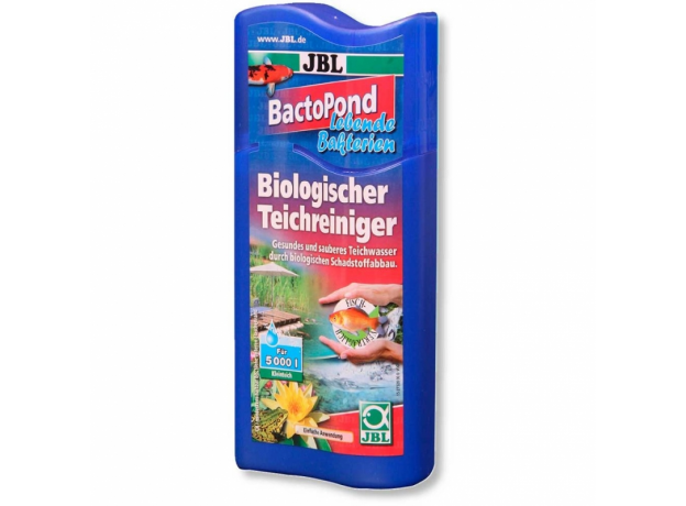 JBL BactoPond - Средство для биологической очистки прудовой воды, 250 мл на 5000 литров воды