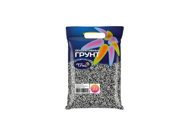 ArtUniq ColorMix Domino - Декоративный грунт для аквариума "Домино", 1-2 мм, 3 кг, 2 л