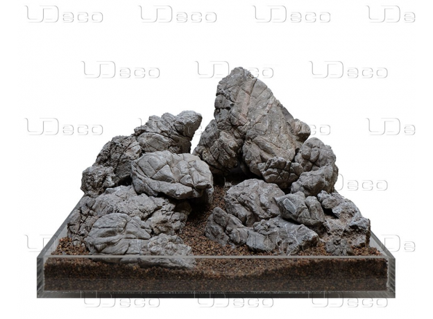 UDeco Elephant Stone S - Натуральный камень "Слон" для оформления аквариумов и террариумов, 1 шт.