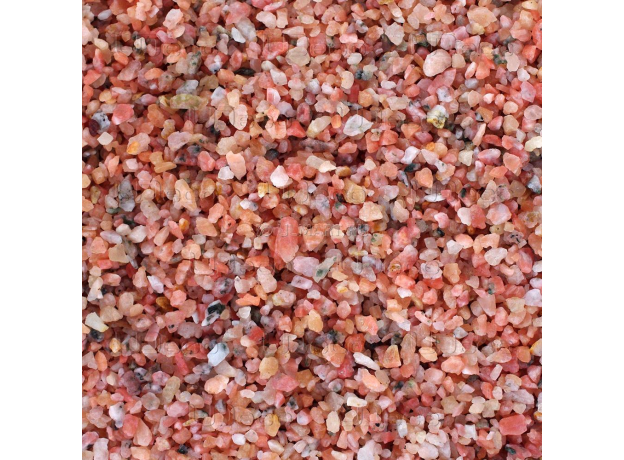 UDeco River Pink - Натуральный грунт для аквариумов "Розовый гравий", 3-4 мм, 2 л