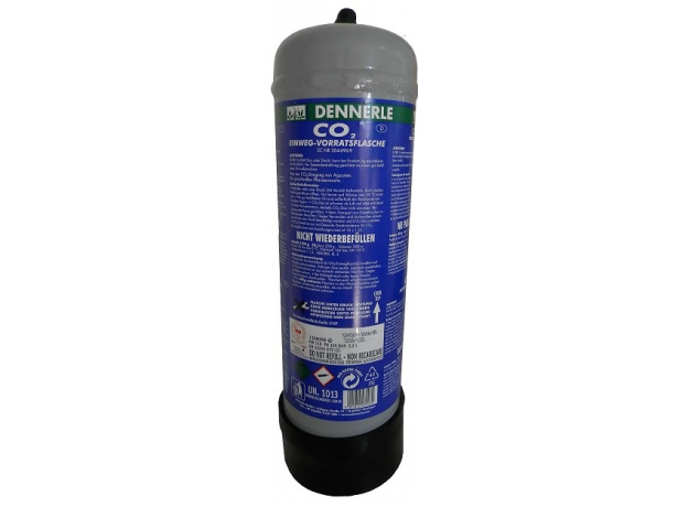 Баллон CO2 Dennerle CO2 Disposable Bottle 1200 одноразовый, 1200 г