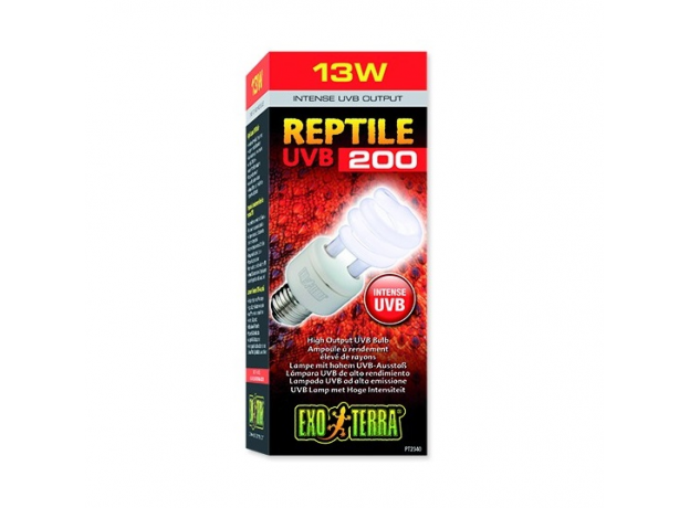 Лампа Exo Terra Reptile UVB200 (Repti Glo 200 Compact) 13 Вт