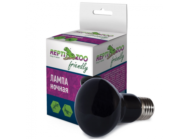 Лампа ночная Repti-Zoo Friendly, 75 Вт