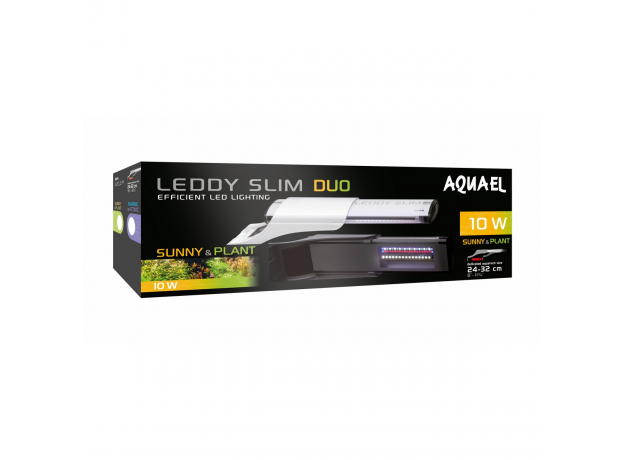 Cветильник светодиодный AQUAEL LEDDY SLIM DUO SUNNY & PLANT 10 Вт черный