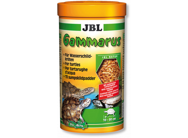 JBL Gammarus - Лакомство для водных черепах размером 10-50 см, 1 л (110 г)