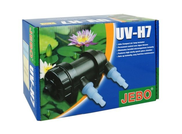 Стерилизатор УФ 7Вт UV-H7W, 350л/ч, Jebo