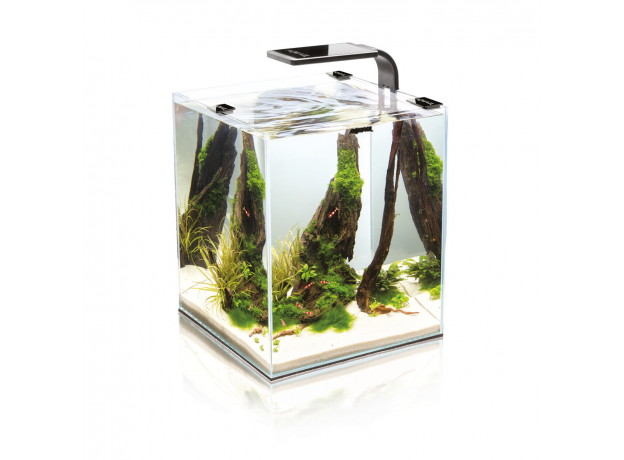 Креветкарий AQUAEL SHRIMP SET SMART PLANT II 10 черный, (20х20х25) светильник LED, фильтр, обогреватель