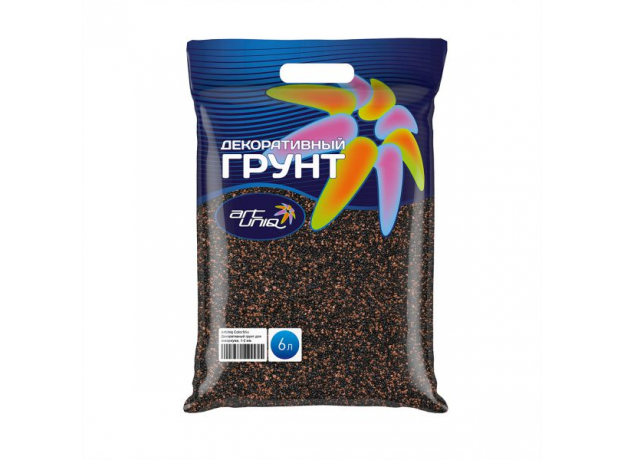 !ArtUniq ColorMix Coffee - Декоративный грунт для аквариума "Кофе", 1-2 мм, 9 кг, 6 л