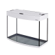 Аквариум AquaPlus 105 (700х350х560-6), 105 л. фигурный со светильником LUX 2х18 Вт, белое дерево