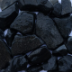 DECOTOP Cinder - Натуральная чёрная матовая галька, 3-10 см, 6 кг/4 л