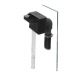 TUNZE Wall Outlet 1076/2 встроенный слив для отверстия в стекле 43-45мм до 1500л/ч