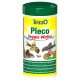 Корм для травоядных донных рыб Tetra Pleco Veggie Wafers 250 мл, пластинки с цукини