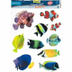 Набор наклеек Tetra DecoArt StickerSet Морские рыбы