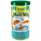 Корм для прудовых рыб Tetra Pond Multi Mix кормовая смесь: хлопья, палочки, таблетки, гаммарус, 1 л (170 г)