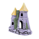 Декор Замок с двумя крышами фиолетово-желтый, 13,5х9х16 см Декор Замок с двумя крышами фиолетово-желтый, 13,5х9х16 см