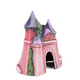 Декорация Замок с двумя крышами розовый, 13,5х9х16 см Декорация Замок с двумя крышами розовый, 13,5х9х16 см