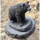 Фигурка Медведь на скале, шунгит