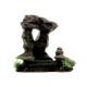 ArtUniq Mossy Figured Rock S - Декоративная композиция из пластика Фигурная скала со мхом, 20x11,5x19,5 см