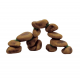 ArtUniq Round Stones Set - Декоративная композиция из пластика "Набор округлых камней", 39x17x20 см