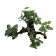 ArtUniq Mangrove Driftwood With Anubias L2 - Декоративная композиция из пластика "Мангровая коряга с анубиасом", 43x25,2x39,5 см